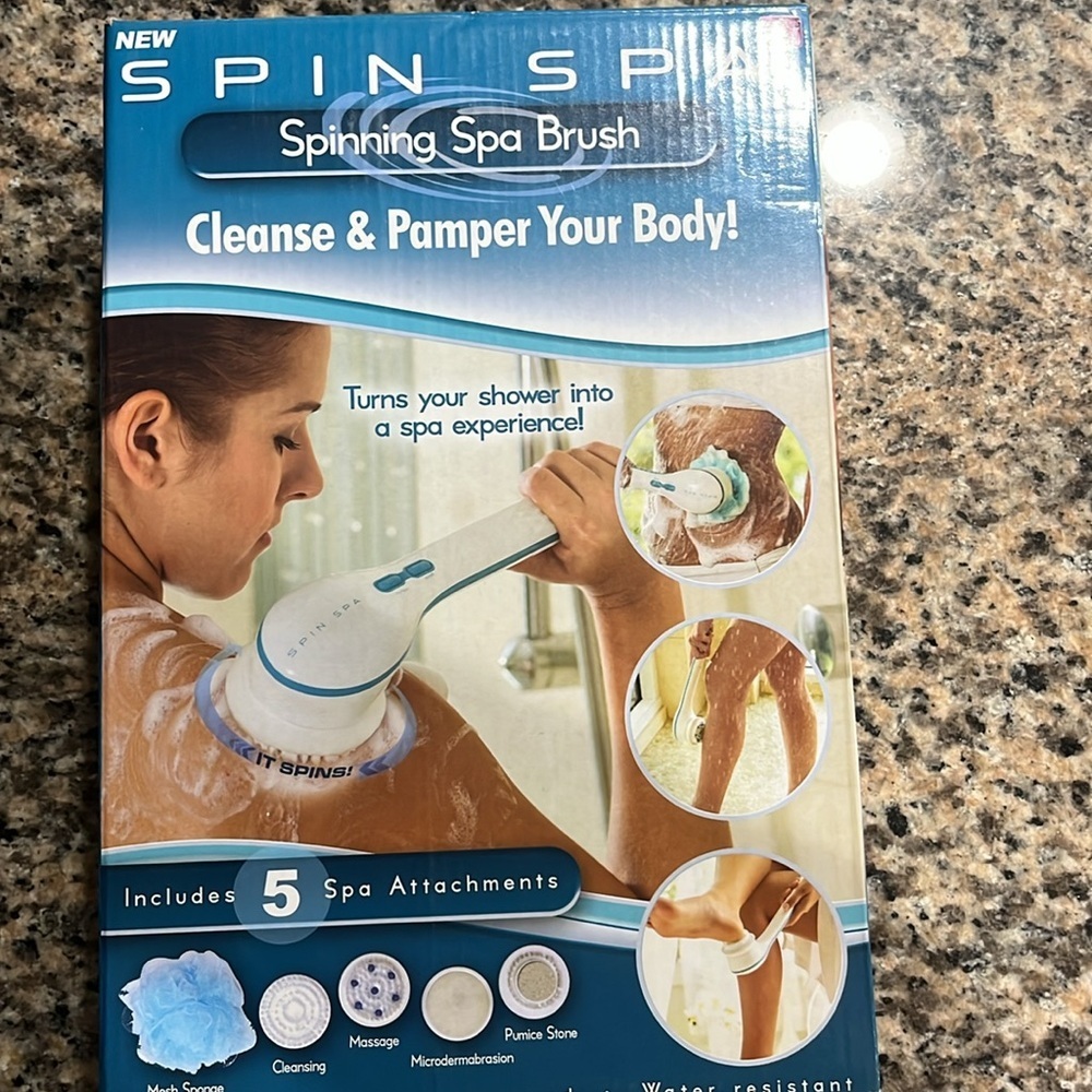 Spinning Spa Brush - Blue - Picture 2 of 2